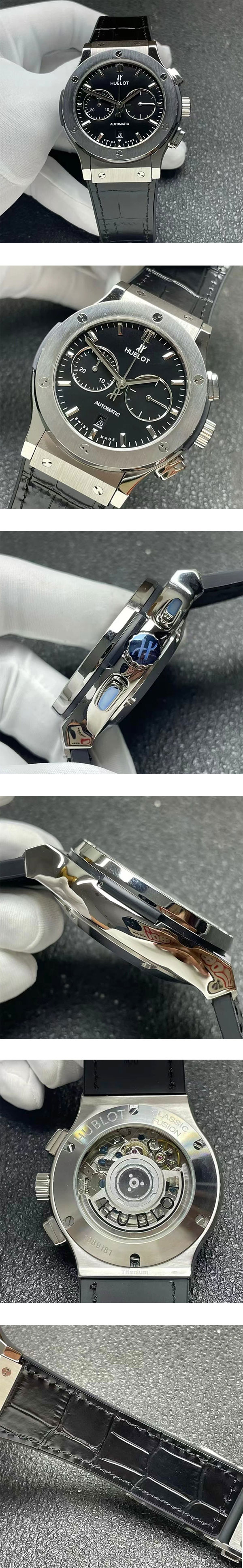 【HB工場】ウブロコピー時計 クラシック フュージョン クロノグラフ チタニウム 521.NX.1171.LR